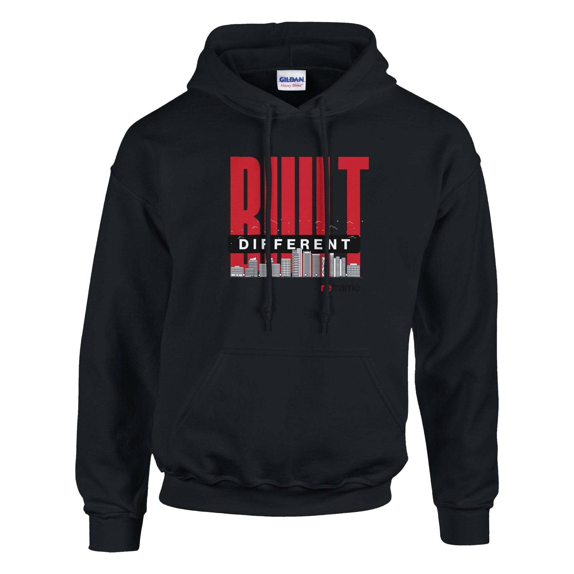 Built Different Pullover Hoodie - Reframeyouth