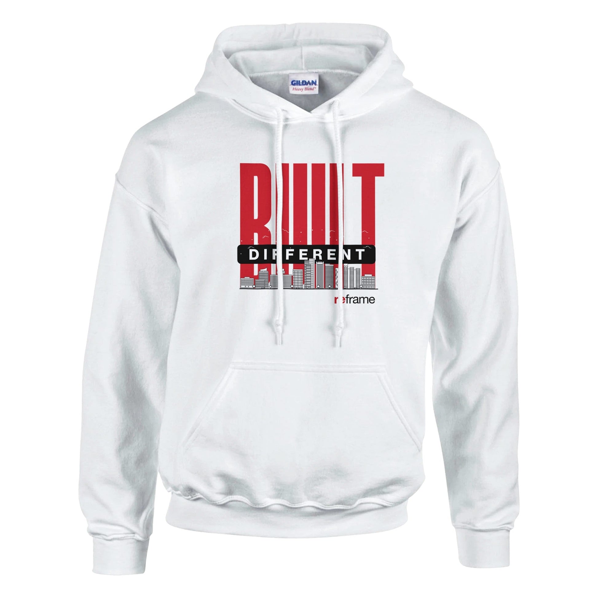 Built Different Pullover Hoodie - Reframeyouth